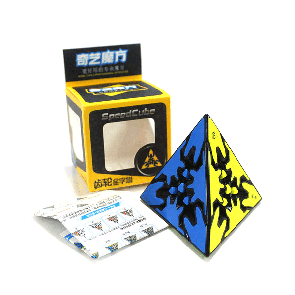 Cubo Rubik Piramide Qiyi Gear Pyraminx 3x3 Speedcube_0