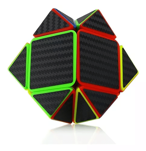 Cubo Rubik Skewb Fibra De Carbono Qiyi Speedcube Original_1