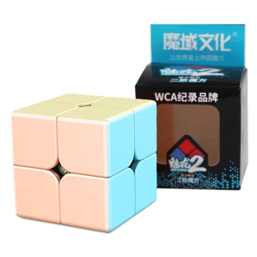 Cubo Rubik Moyu Pastel 2x2 Meilong Macarone Candy Color_0